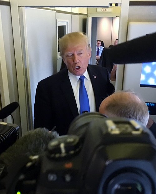 It's been a really great 12 days, Pres Trump told press pool on Air Force One about his Asia trip. We made a lot of great friends. Sold $300-billion worth of US products, says @POTUS. And I think that number is going to be quadrupled very quickly.   