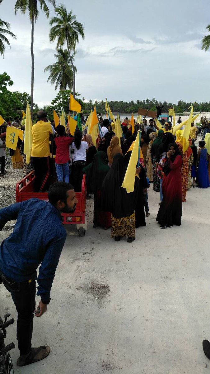 Anti-government protest all over Maldives