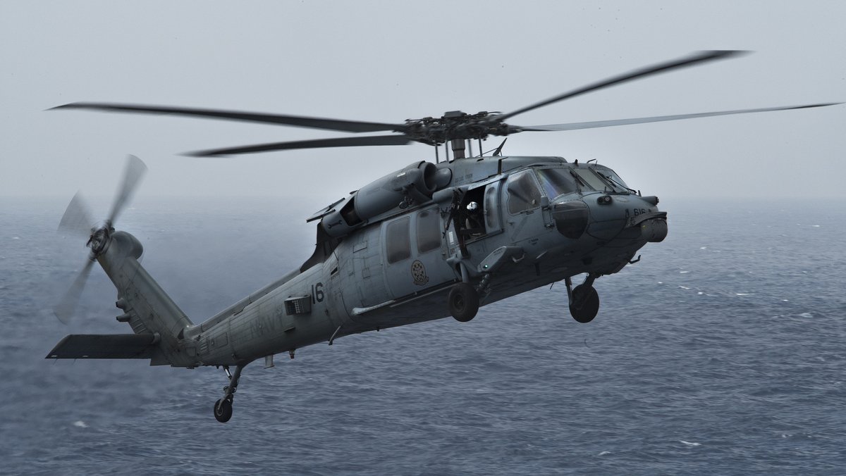 Aircraft from Carrier Air Wing 2 take to the skies above USSCarlVinson during recent flight operations in the South China Sea as part of the Carl Vinson Strike Group's continuing deployment in the Western Pacific. 