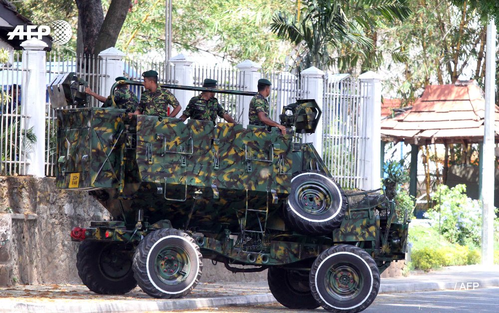 Sri Lanka troops up security around mosques ahead of Friday prayers amid fears anti-Muslim riots may spread     