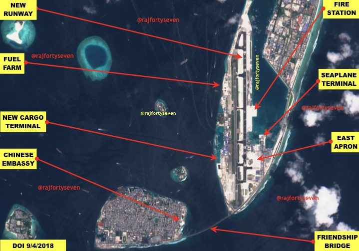 China's growing influence in the Maldives can  be seen to be believed