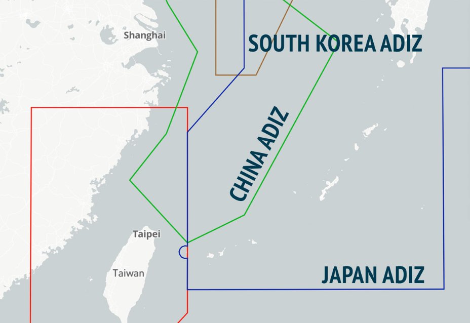 Chinese fighter pilot warns a foreign aircraft in its claimed East China Sea ADIZ to report [its] nationality ID and purpose of flight as shown in a video released by CCTV on Friday.  @SCMPNews   
