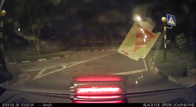 Passenger injured after 1 car rams into another, causing it to crash through railing in hit-and-run at Bukit Timah Road. 