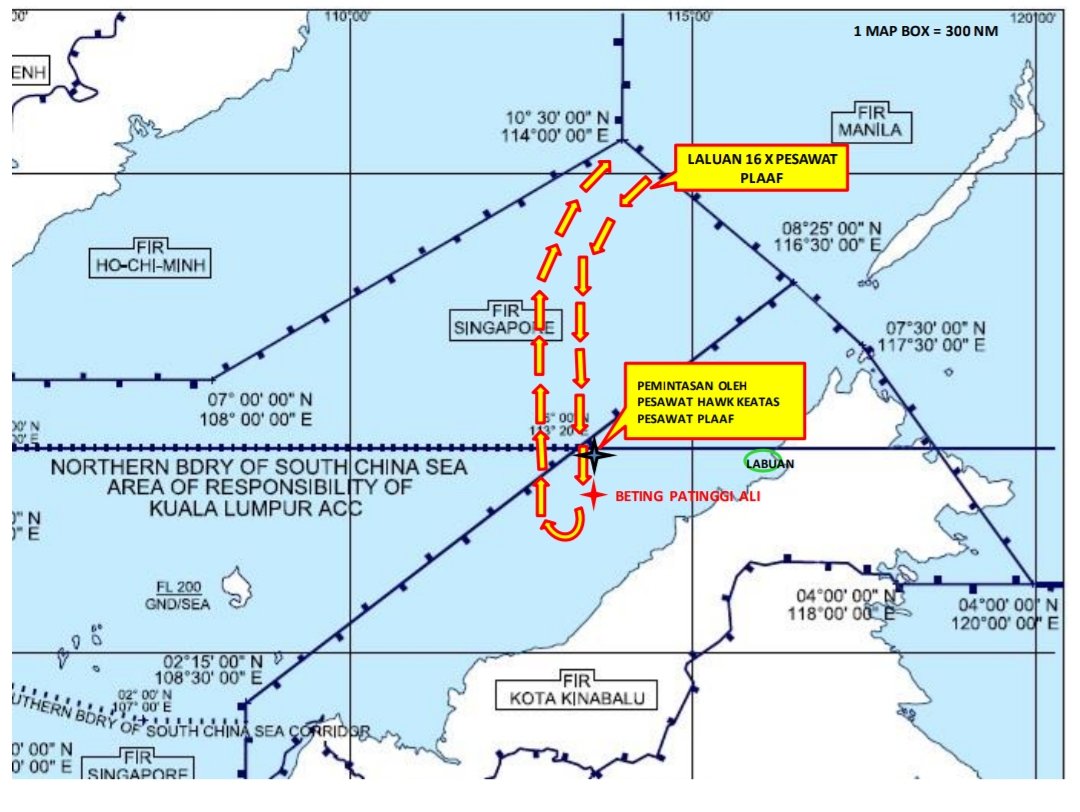 Chinese Air Force Fly 16 Aircraft Through Malaysian Airspace in Large-Scale Exercise - USNI News