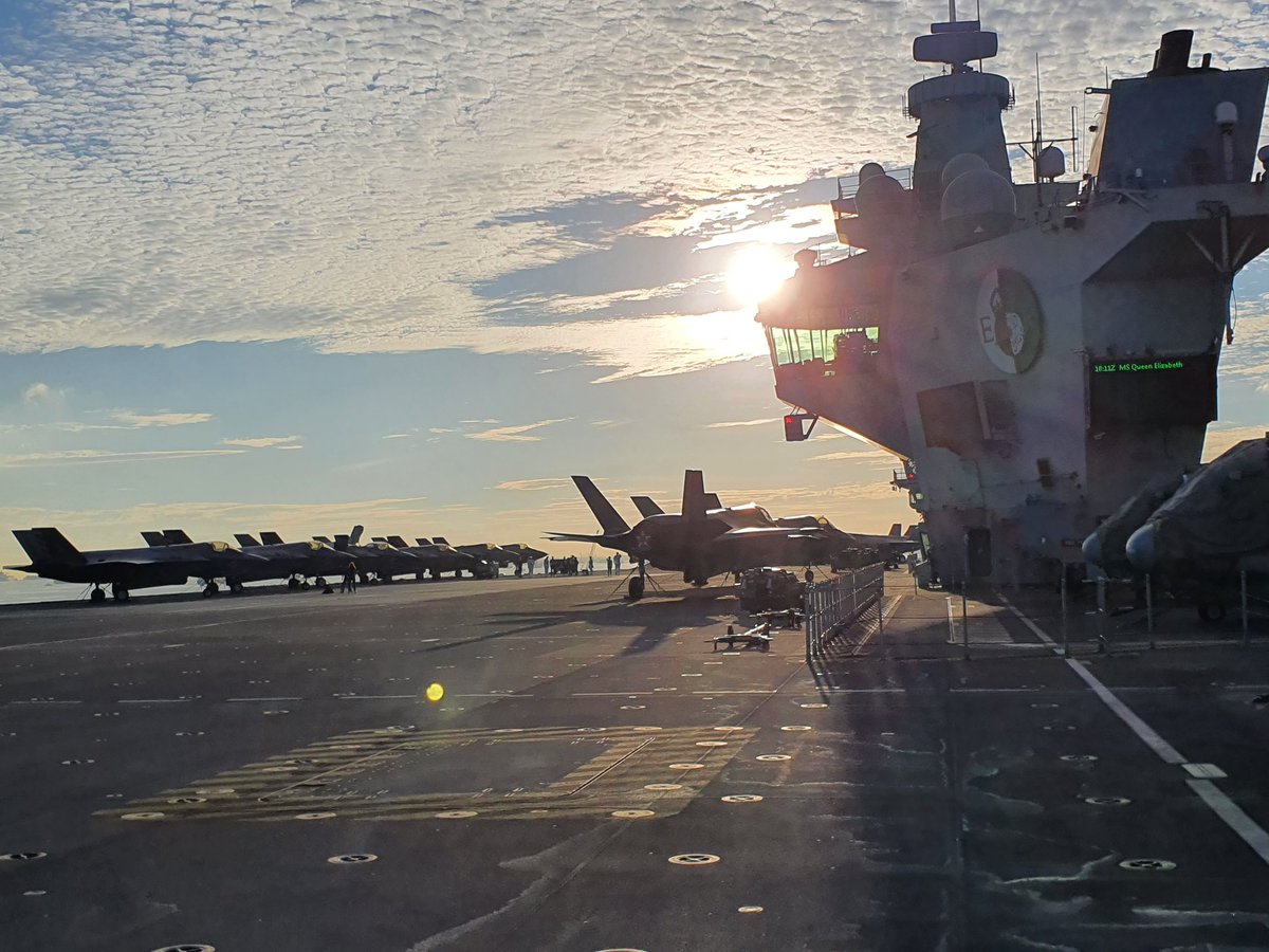 From the deck of the @HMSQNLZ at Changi Naval Base