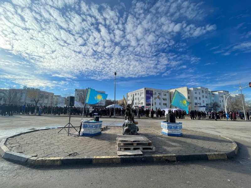 Peaceful rally held in Zhanaozen