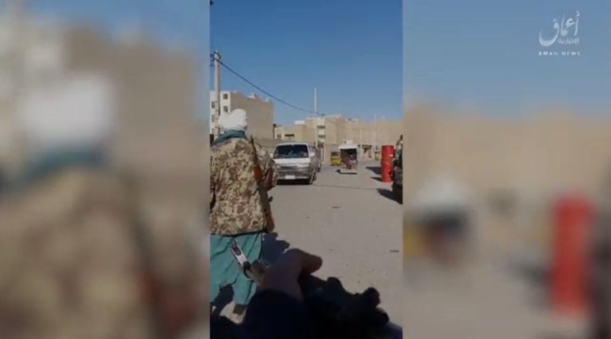 Daesh releases footage captured during the assassination of a Taliban fighter last Tuesday in Afghanistan's Herat province