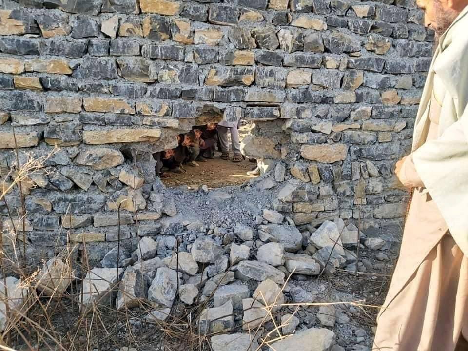 The artillery shells from Pakistani military landed on a house and a former border police outpost in Zazi Maidan district it Khost province. The Taliban hasn't retaliated