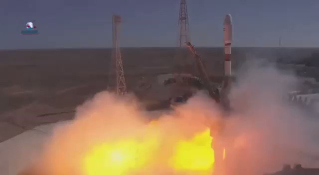 Iran's Khayyam satellite launching from Kazakhstan earlier today