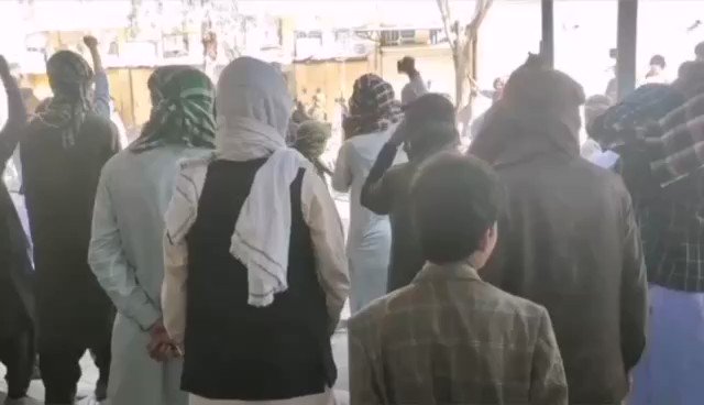 Saravan, southeast. Iran  Protesters chanting: Death to the IRGC paramilitary Basij.