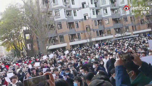 Tsinghua university right now city after city seeing protests small and large against Zero Covid policies and against excesses of Communist Party rule - every hour there seems to be a new one