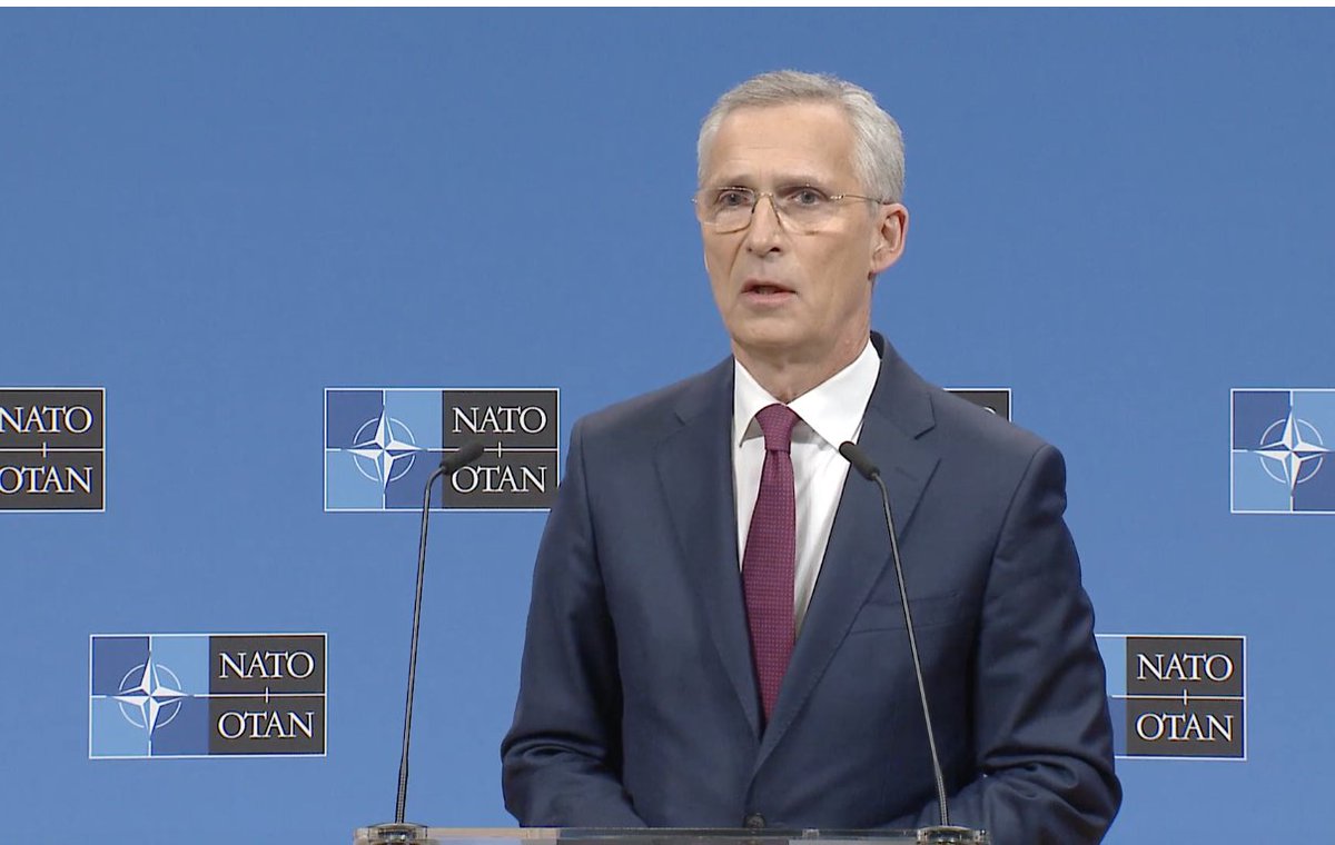 NATO chief says Pyongyang-Moscow cooperation is of increasing concern.  We have seen 1000s of containers being loaded on railroad cars in North Korea and  transported directly to Russia, to the frontlines in Ukraine, more than 1 million rounds of artillery, he said