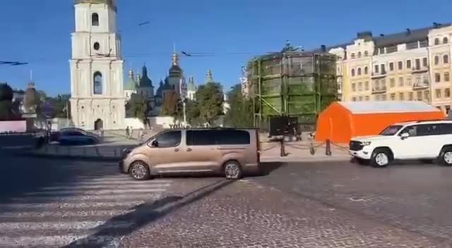 Arrivée du Premier ministre indien Modi à Kyiv