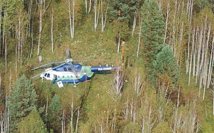 Dos personas heridas tras aterrizaje forzoso de un Mi-171 cerca de Irkutsk