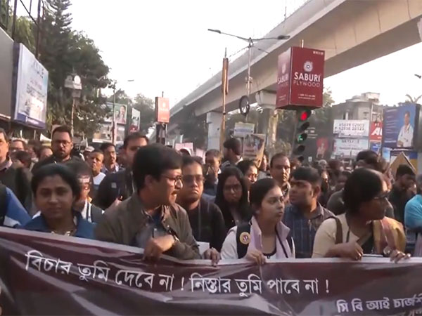 Kolkata: Junior doctors, nurses, others hold protest outside CBI office after RG Kar ex-principal gets bail