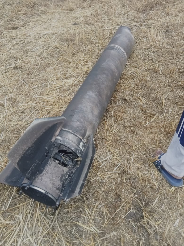 Debris spotted near a wall in Jathuwal village, Majitha, early Thursday morning— authorities confirm recovery. However no loss of life and property reported.  Is this linked to the  blasts heard in Amritsar early morning of Thursday