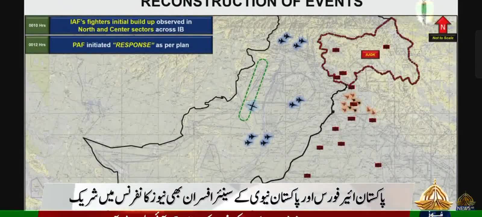 Pakistan released data from Pakistan-India air combat when several Indian jets were downed