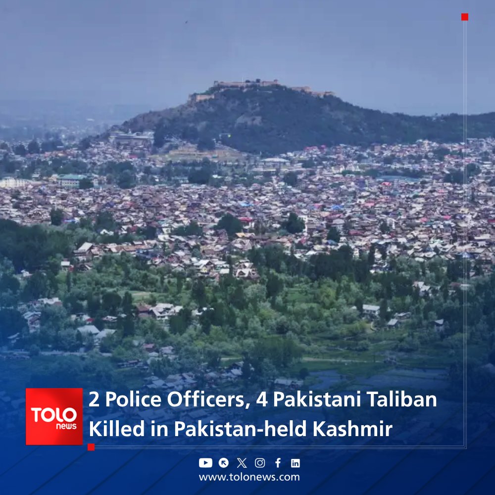 Security forces acting on intelligence raided a militant hideout in Pakistan-administered Kashmir, triggering a shootout that left two police officers and four Pakistani Taliban fighters dead, police said Thursday