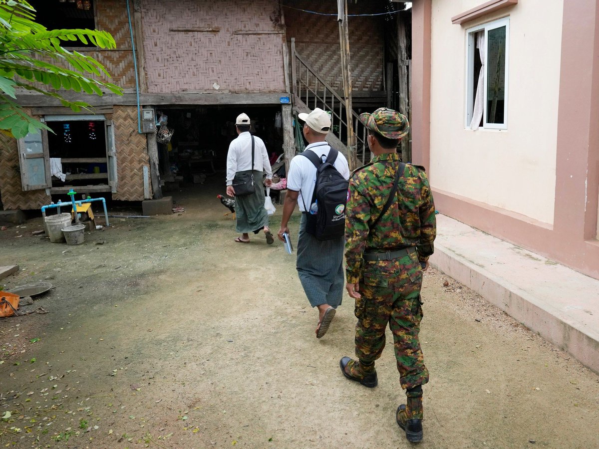 Myanmar military government sets long prison terms for election protests