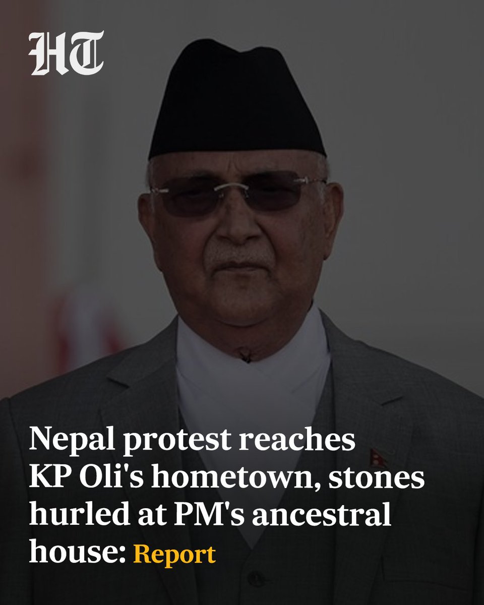 The protestors hurled stones at PM KP Oli's ancestral house in eastern Nepal's Damak in Koshi Province. The police had to fire warning shots to control the situation