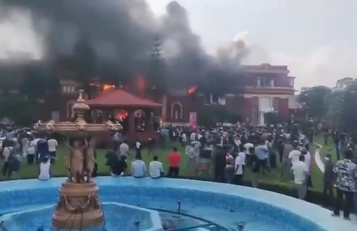 Nepal: Protesters in Nepal continue to burn government buildings.