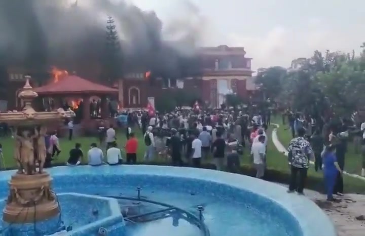 Nepal: Protesters in Nepal continue to burn government buildings.