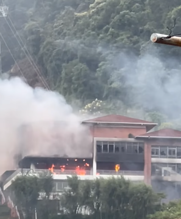 Protesters have also set fire to the Chandragiri cable car.