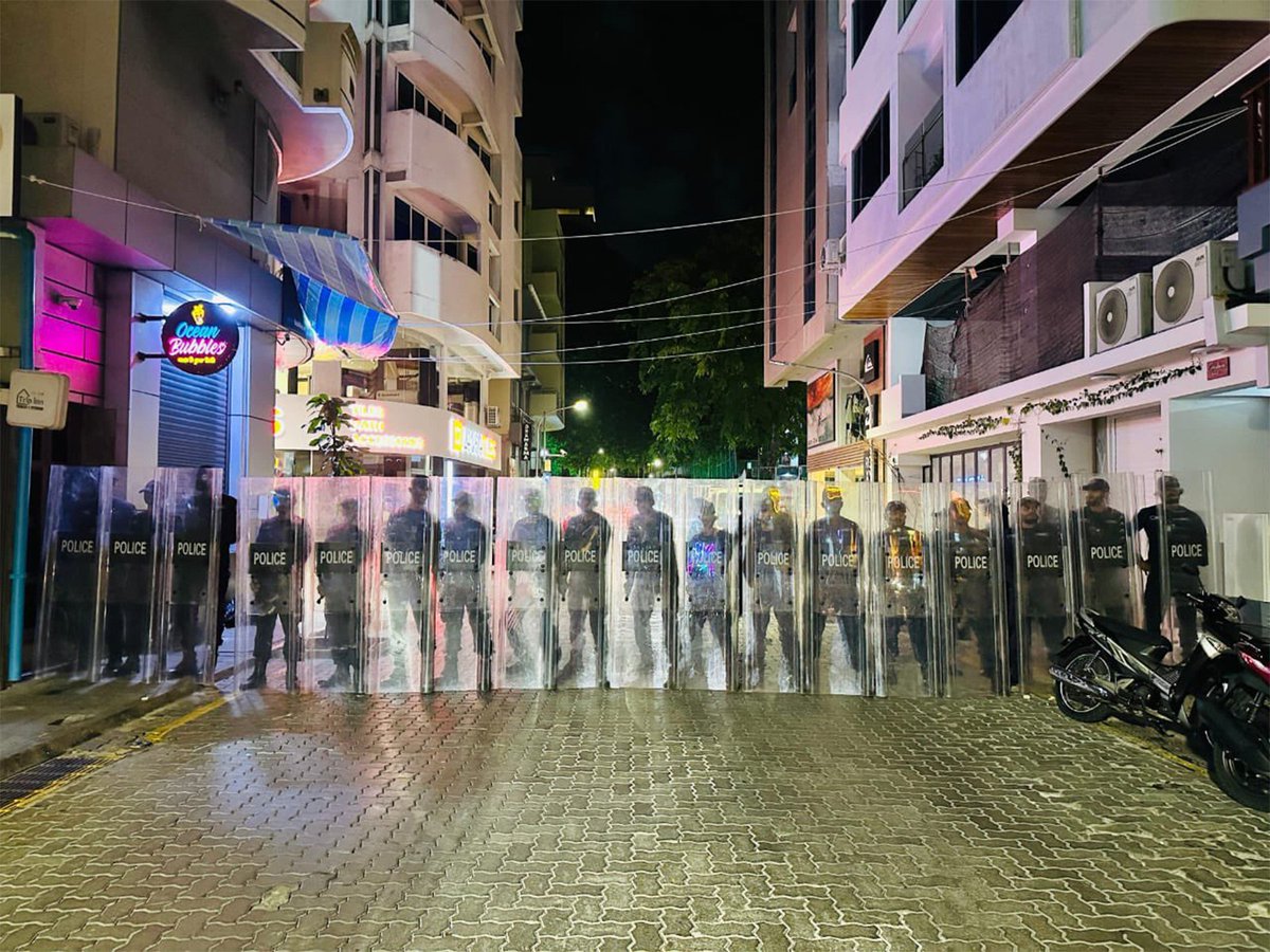 Maldives Govt defends police action amid 'Lootuvaifi' protest in Male
