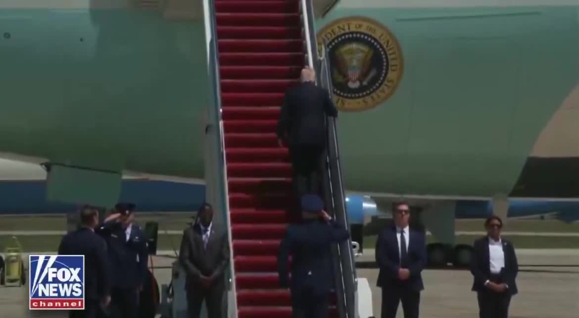 U.S. President Donald J. Trump boards Air Force One as he leaves for his trip to Beijing, China to meet with Chinese President Xi Jinping