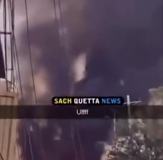 At least 24 dead, 82 injured in Quetta, Pakistan explosion, police say. The blast hit a train. Vehicles were damaged and windows of nearby buildings were shattered by the impact. Large fires erupt in nearby buildings and vehicles following explosion near railway tracks in Quetta, Pakistan. Heavy gunfire has also been reported with preliminary information indicating this was a suicide bombing, according to Sach Quetta News. Multiple casualties