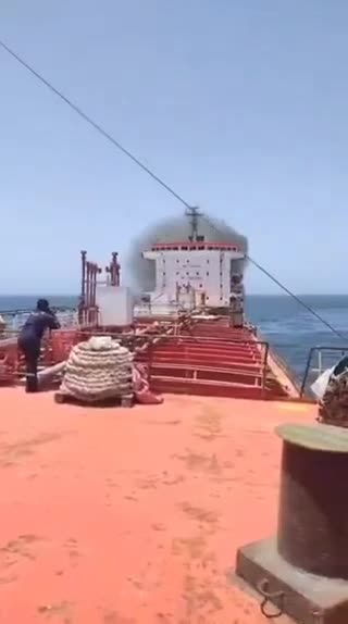 Fire breaks out on board oil tanker off Oman coast Foreign media outlets are circulating footage of a fire that broke out on board an oil tanker off the coast of Oman. According to reports, 24 Indian sailors are currently on board the tanker. No further details have been provided at this time about casualties or the circumstances surrounding the fire