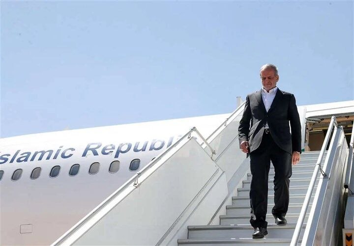 Iranian President Masoud Pezeshkian arrived in Bishkek, the capital of Kyrgyzstan, on Monday to attend a summit of Shanghai Cooperation Organization leaders